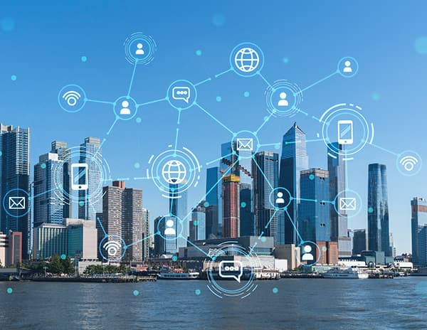 Connected city and smart technology