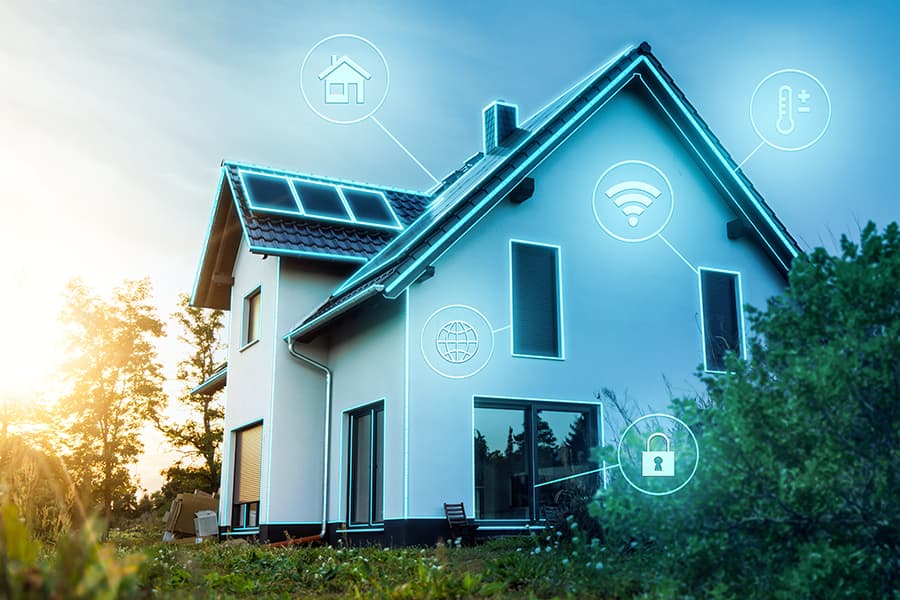 Connected smart home device network